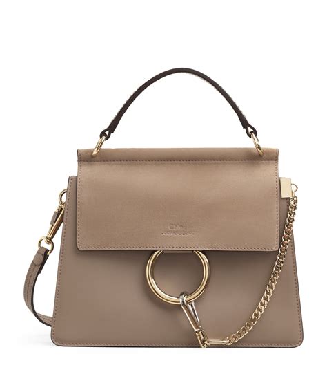 chloe faye mustard|Chloe Faye Small Leather Shoulder Bag .